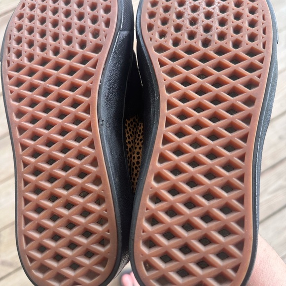 Vans Black and Tan Cheetah print Sneakers - Picture 7 of 7